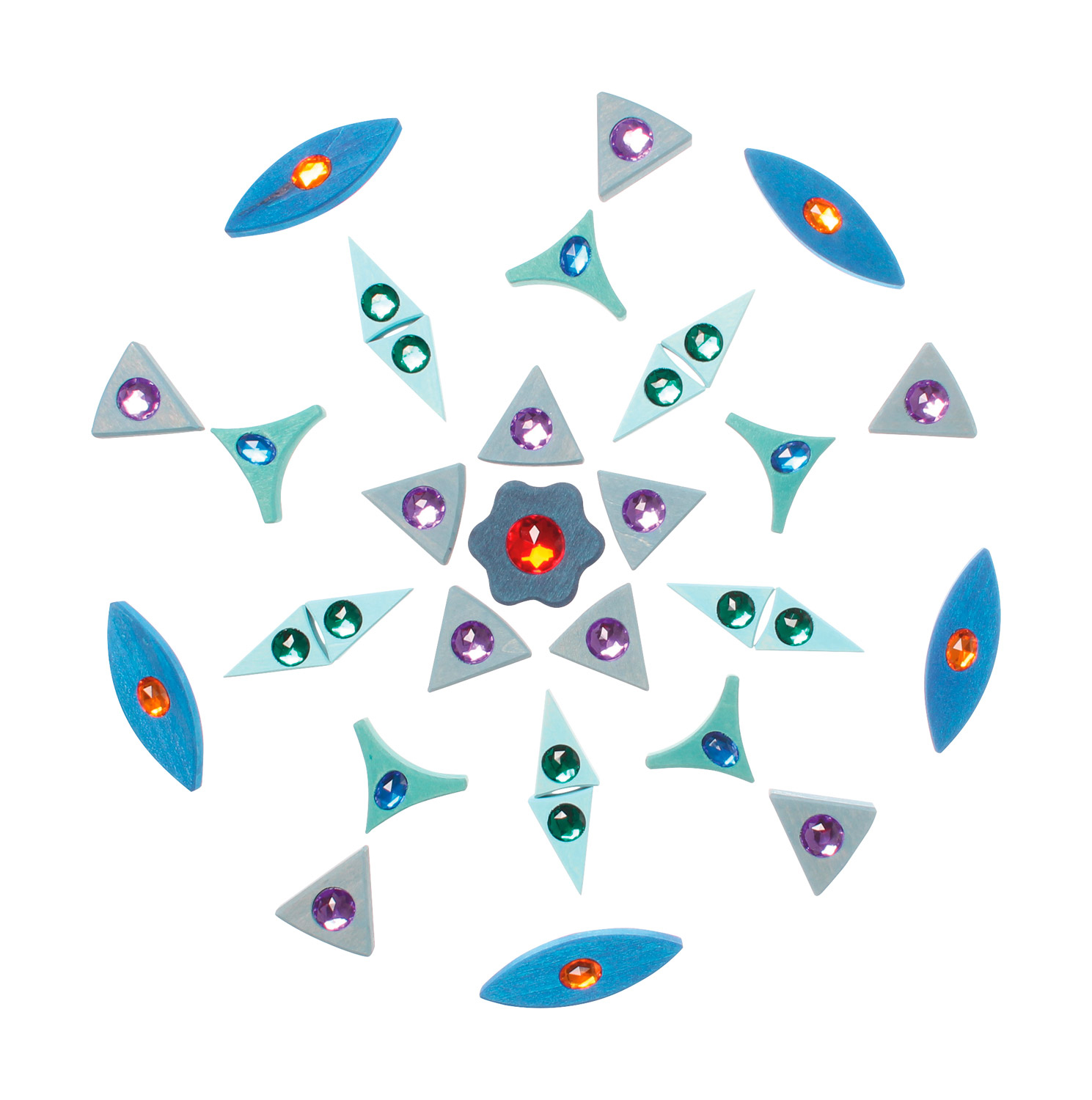 Glitzermandala klein