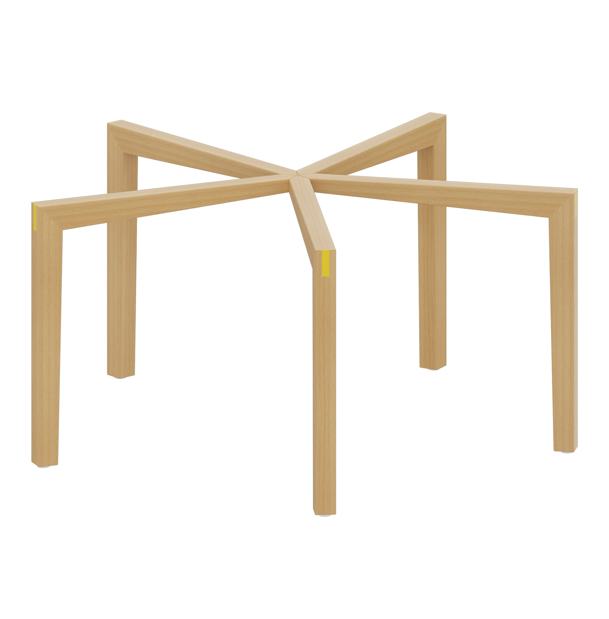 Doki-Tischbeine für Tischplatte ø 110 cm Kindergarten