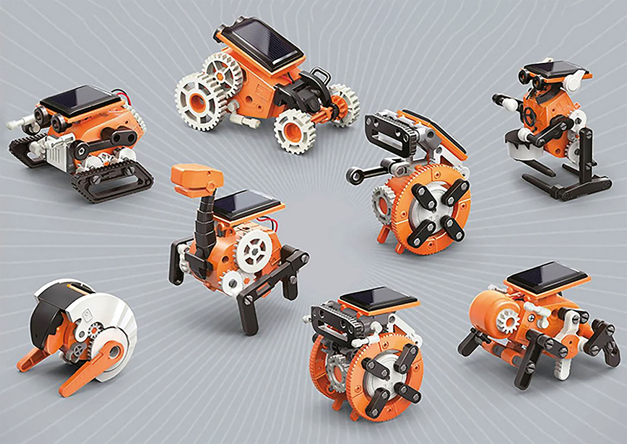 Experimentier-Kasten „Solar- Bots: Baue spannende Solar-Modelle"