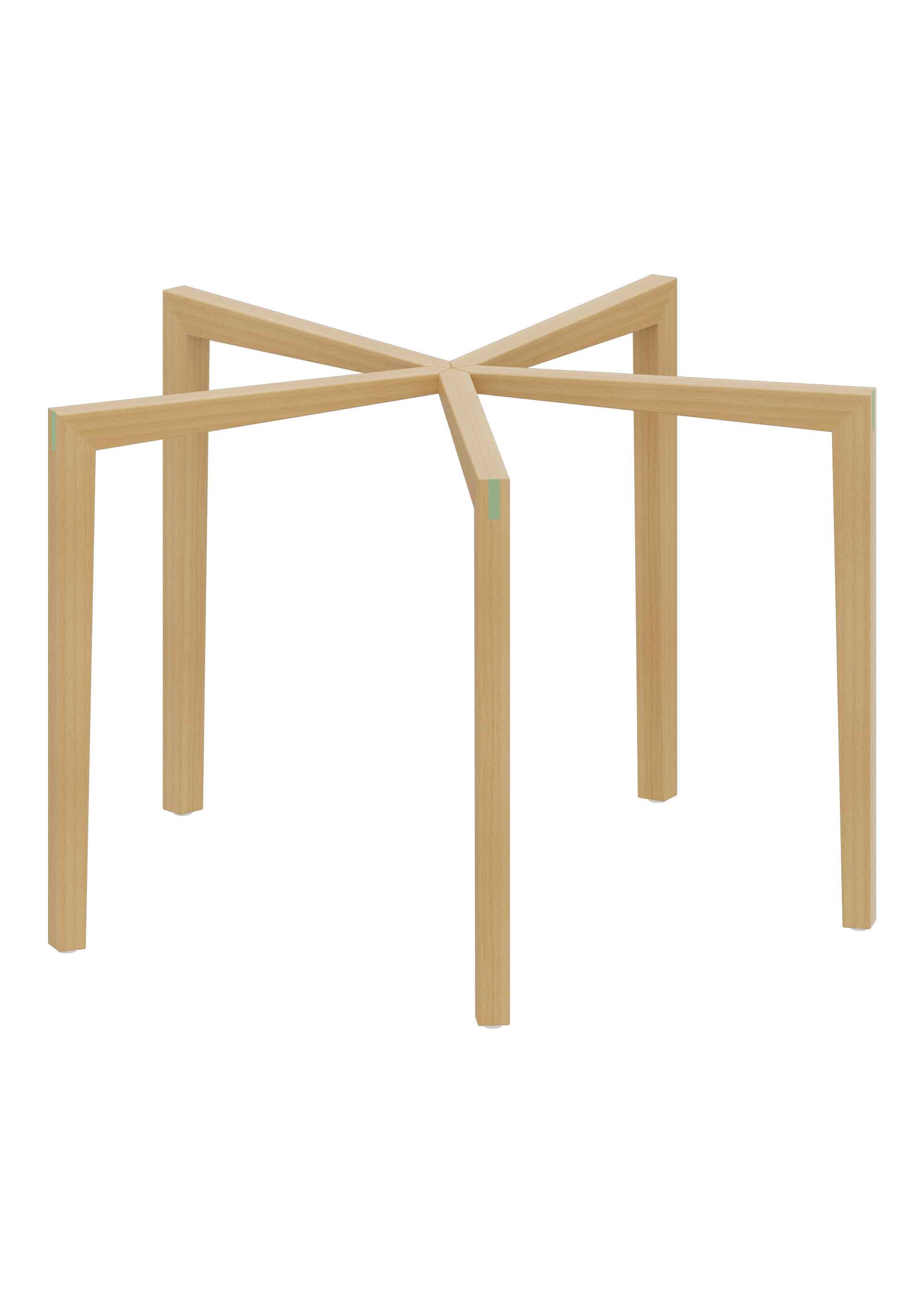 Doki-Tischbeine für Tischplatte ø 110 cm Schule