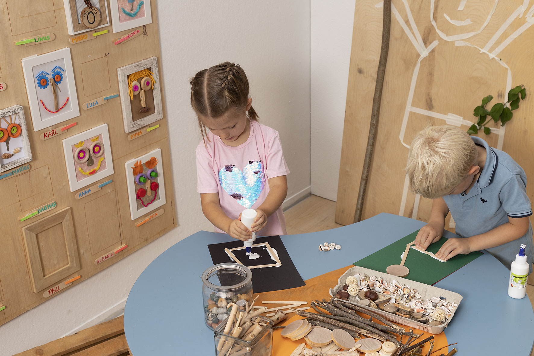 Dusyma Bastelkleber Klebeflasche, lösungsmittelfrei 