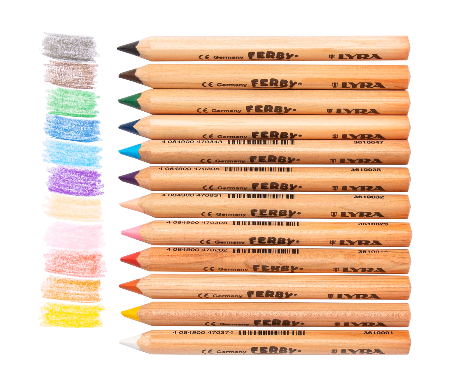 Farbstifte natur Set, klein Farbstifte natur Set, klein