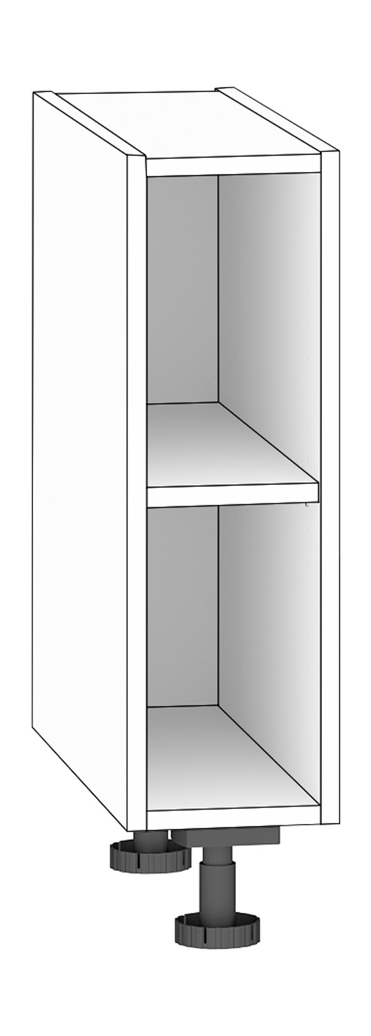 Regal 5, Breite 20 cm, weiß