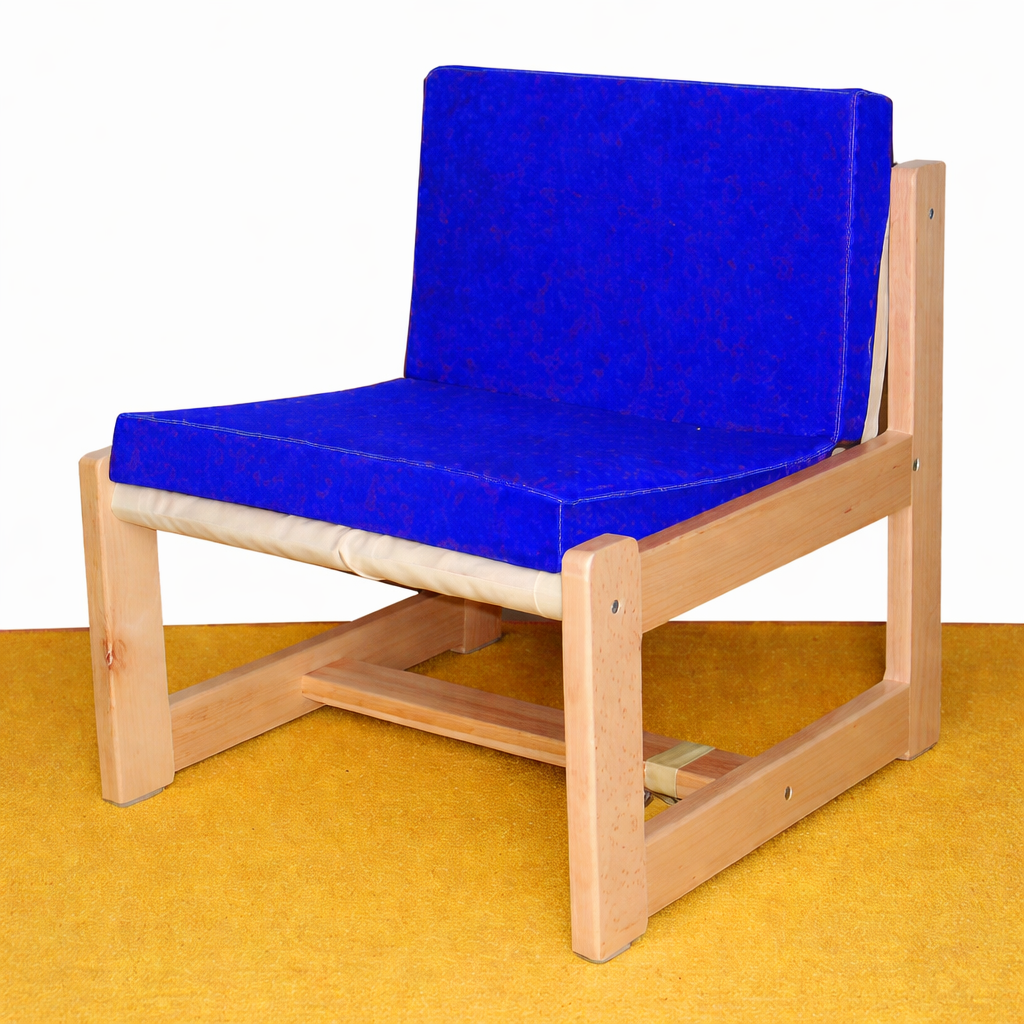 Sessel gepolstert, royalblue