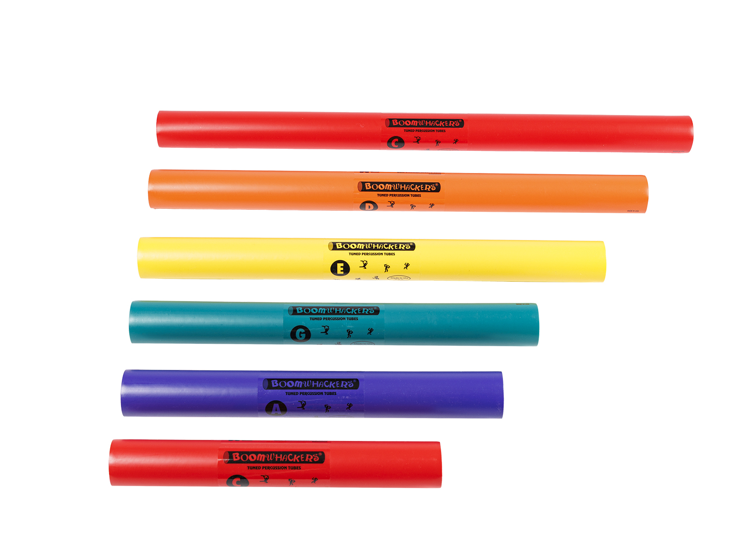 Boomwhackers® pentatonisch, 6 Stück