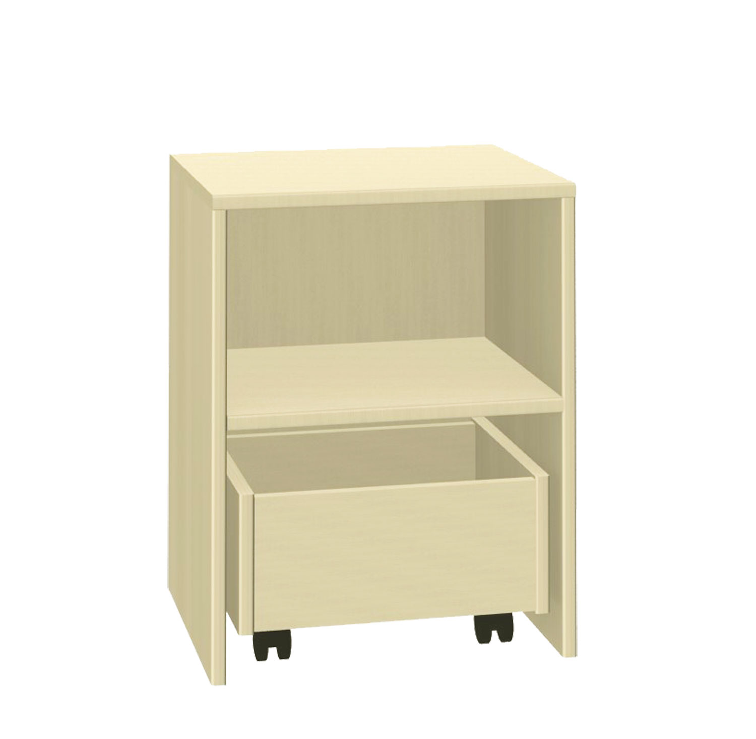 Rollkastenregal ohne Sockel, 47 cm breit 