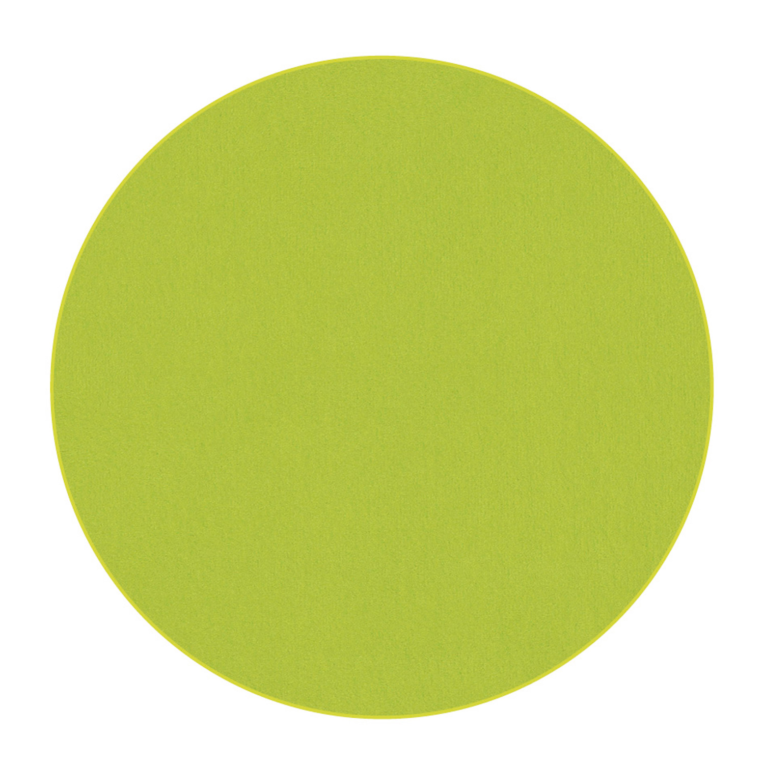 Velourteppich Premium rund Ø 200 cm, 4D61 lindgrün