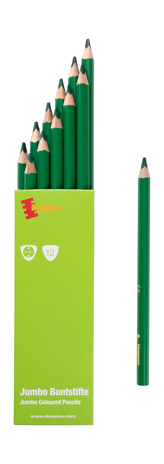 Dusyma Dreikantstifte Jumbo grün