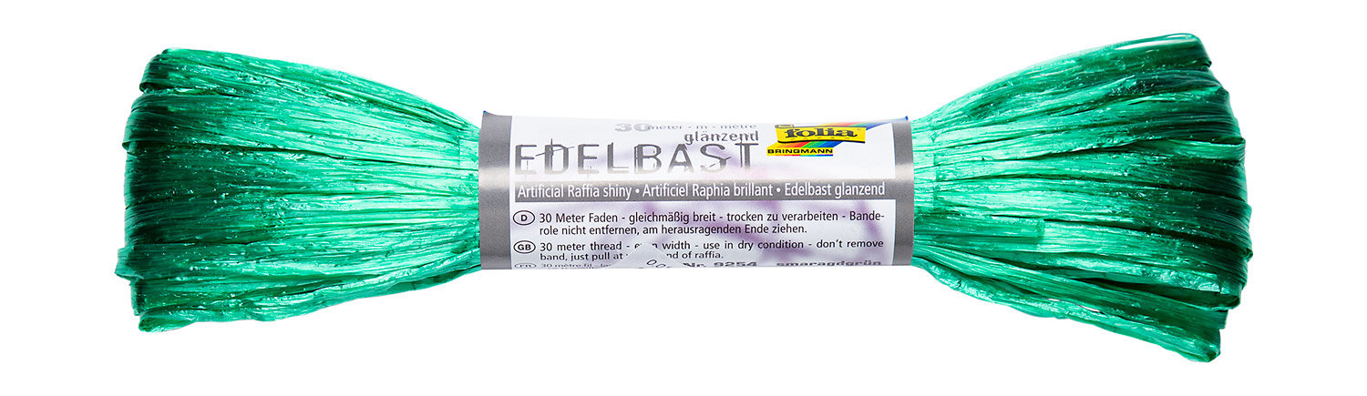 Edelbast grün