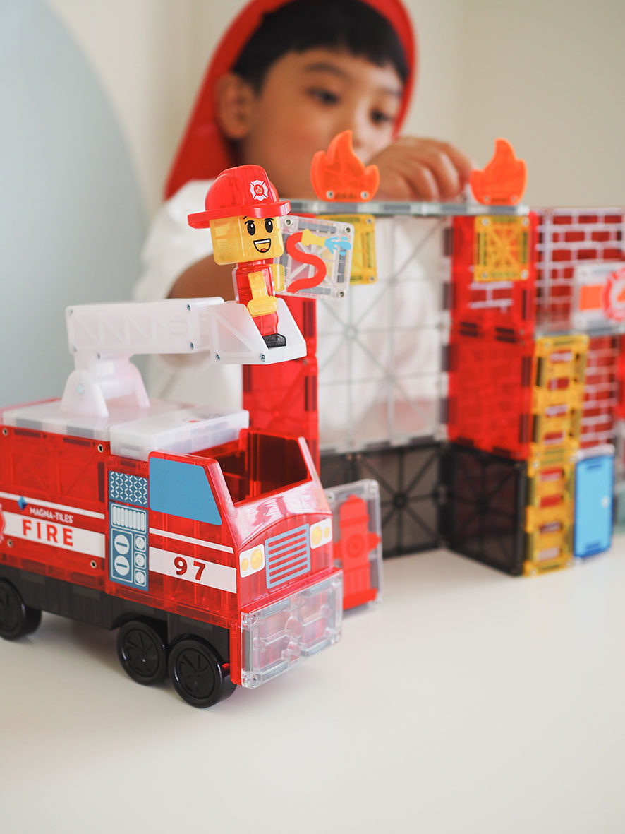 MAGNA-TILES® Feuerwehrstation MAGNA-TILES® Feuerwehrstation