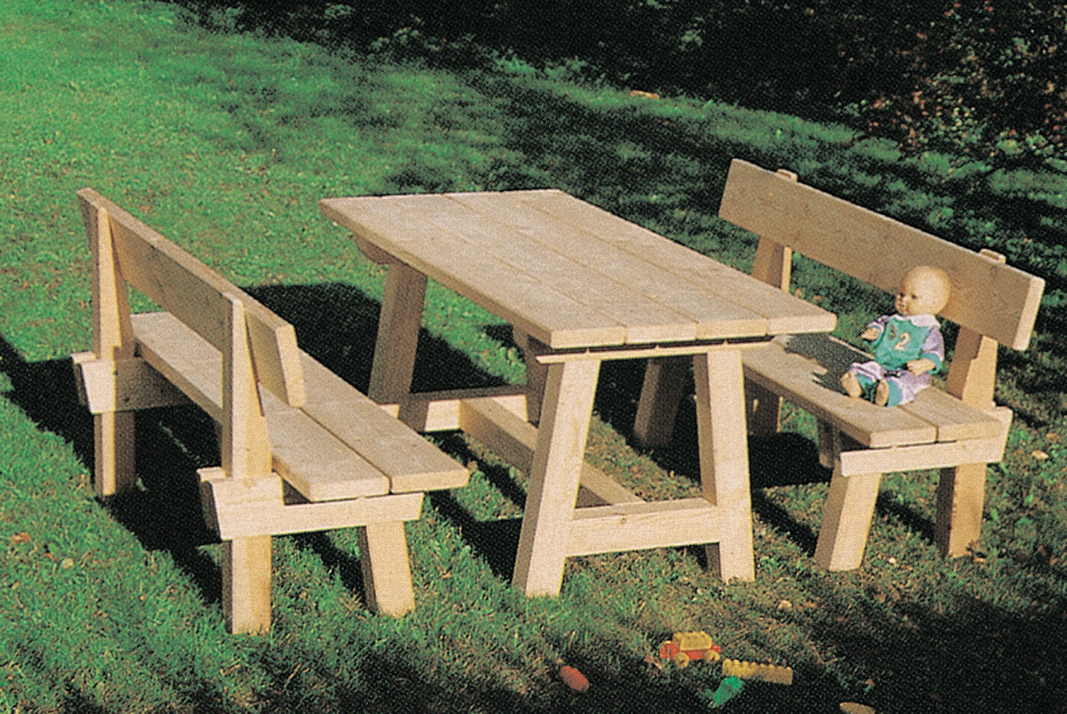 Gartengarnitur Gartentisch