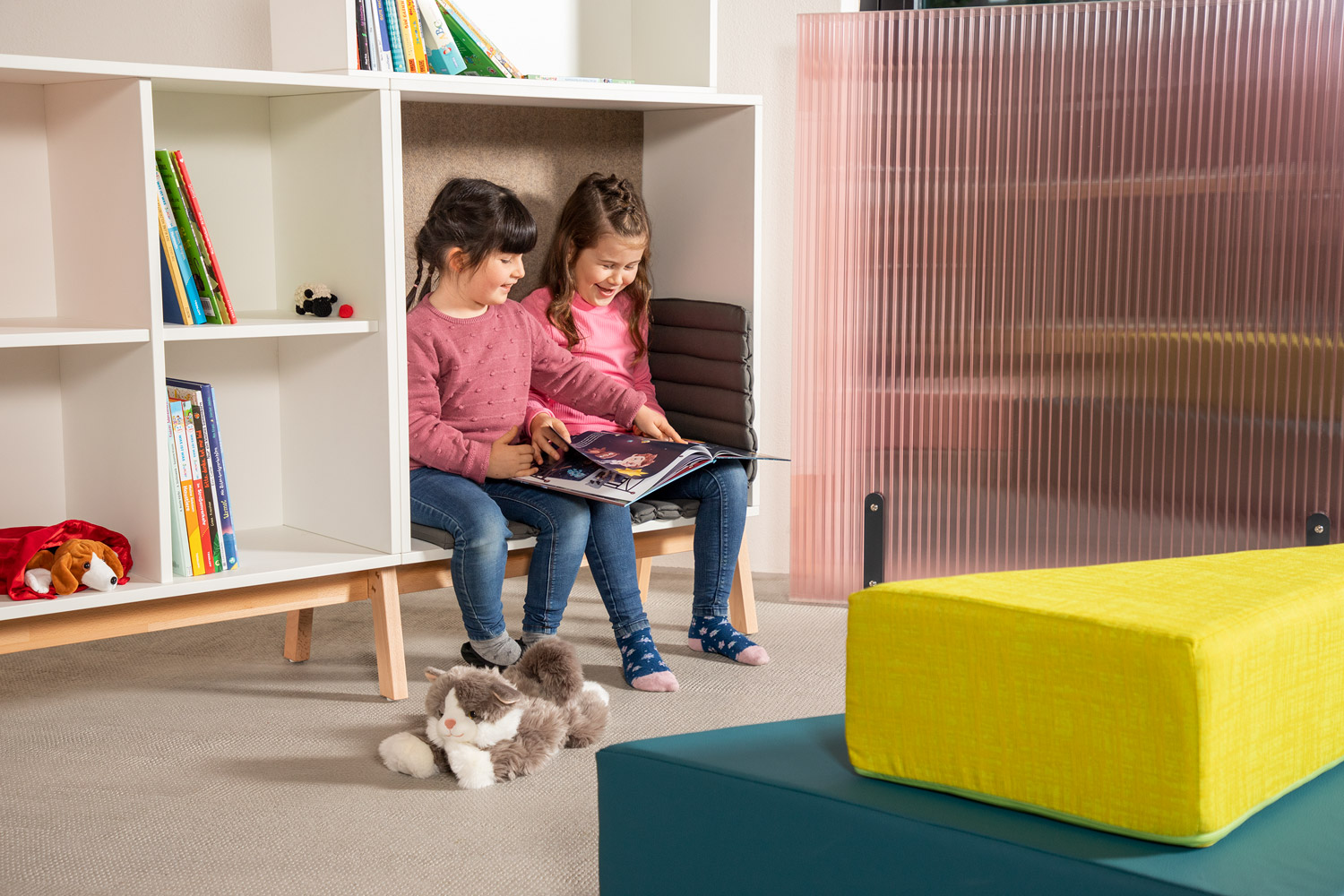Spielrahmen mit Sonderrückwand innen, Nadelvlies, Breite 80 cm