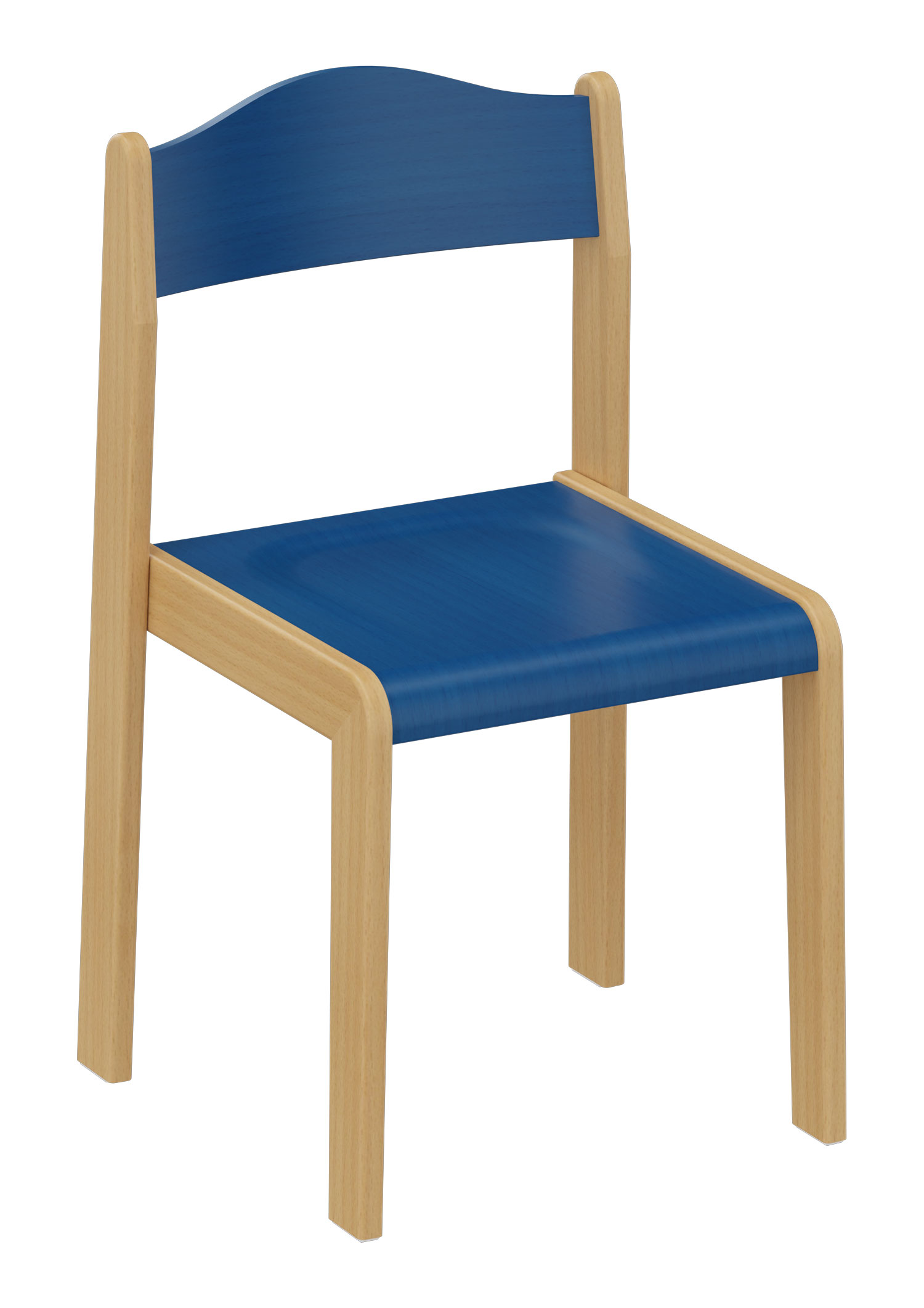 Sit Stuhl Sitzhöhe 43 cm, blau