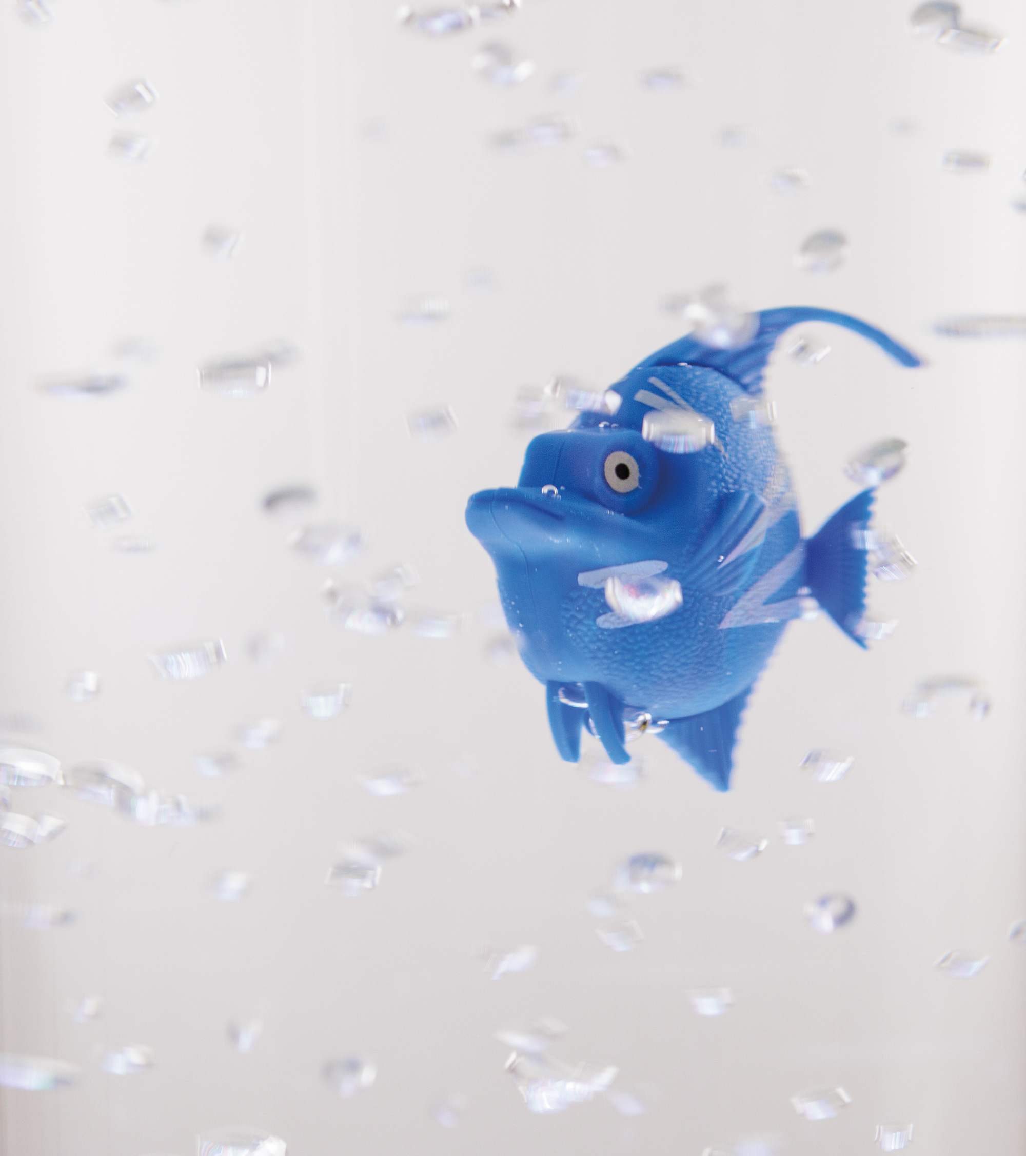 Wassersäule mit Fischen Wassersäule mit Fischen