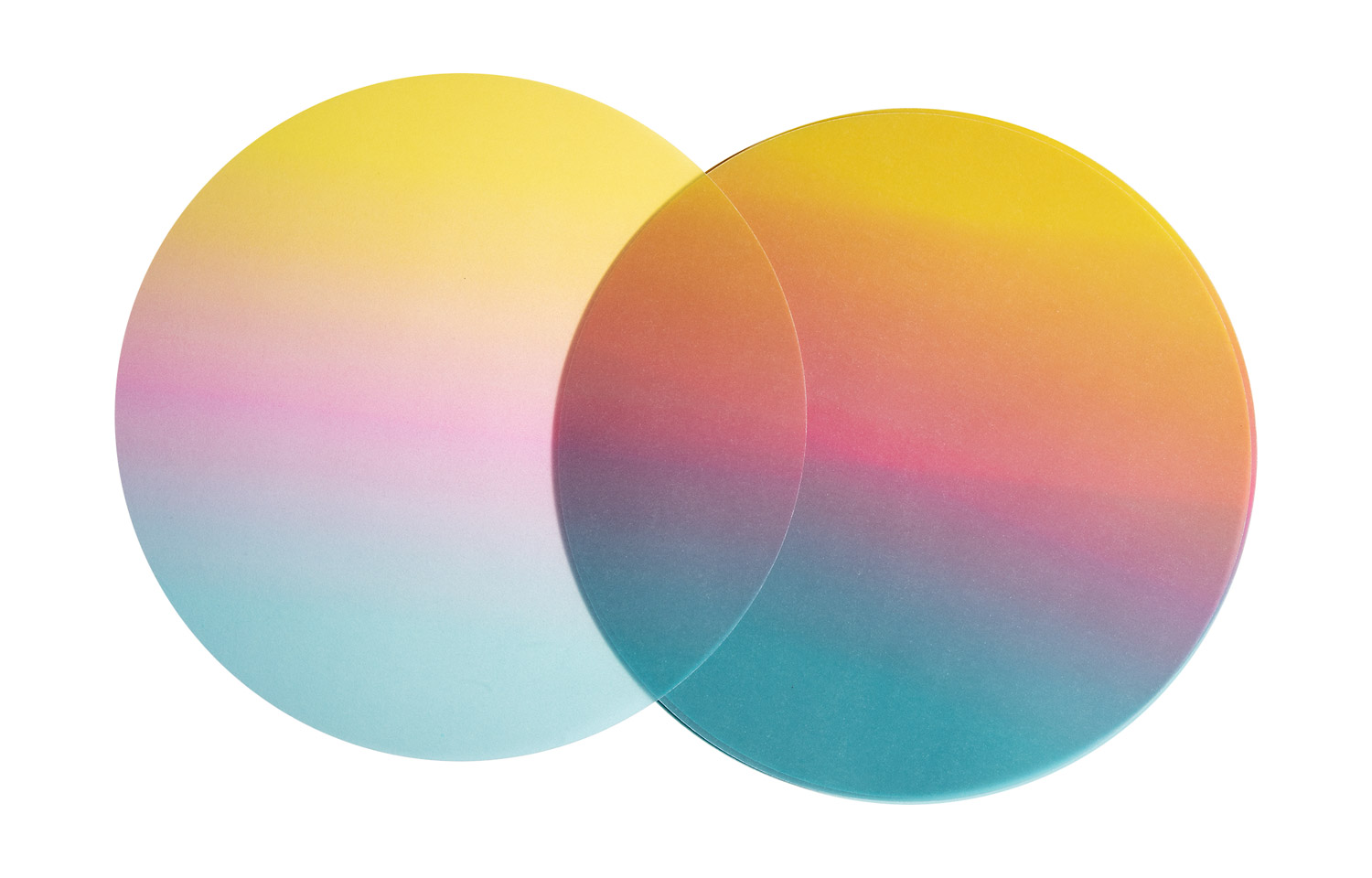 Laternenzuschnitte rund Regenbogen transparent