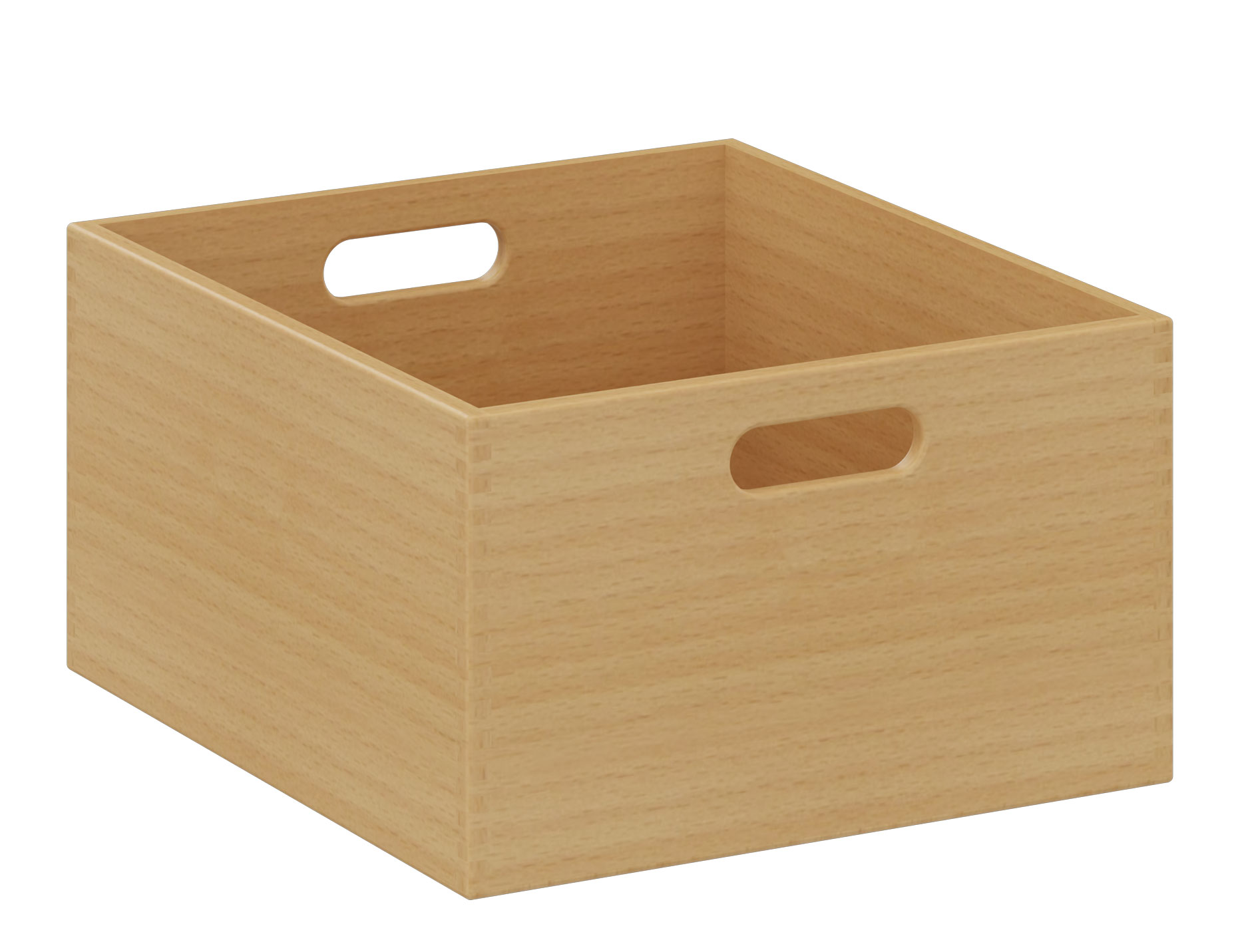 Materialkasten breit, Höhe 18 cm, Buche natur Materialkasten breit, Höhe 18 cm, Buche natur