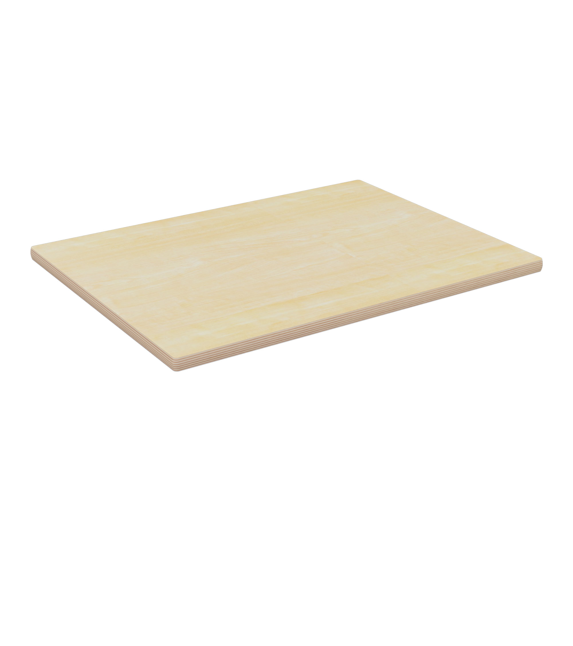 Tischplatte Rechteck 80x60 cm