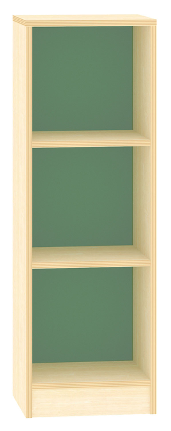 Hochregal offen Acrylglas-Rückwand, hellgrün