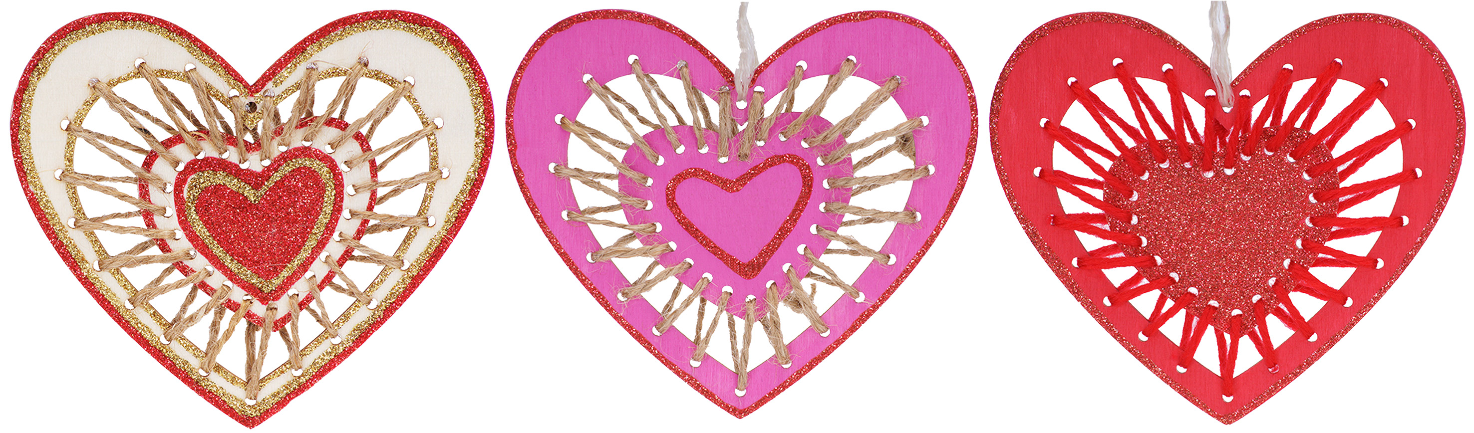 Fädel-Herzen Fädel-Herzen