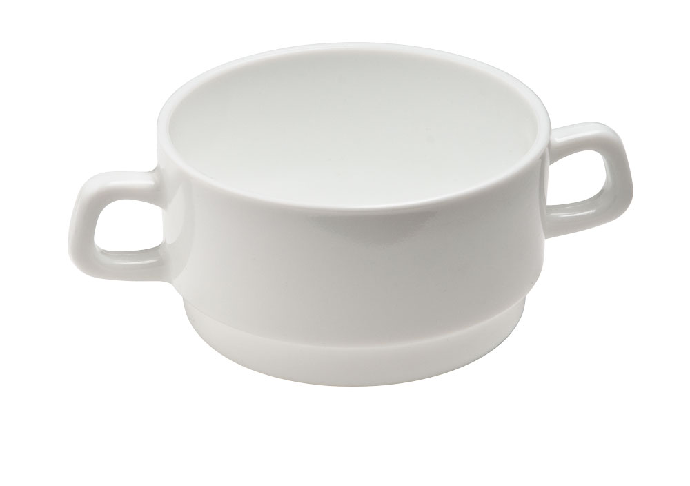 Hartglasgeschirr Suppentasse