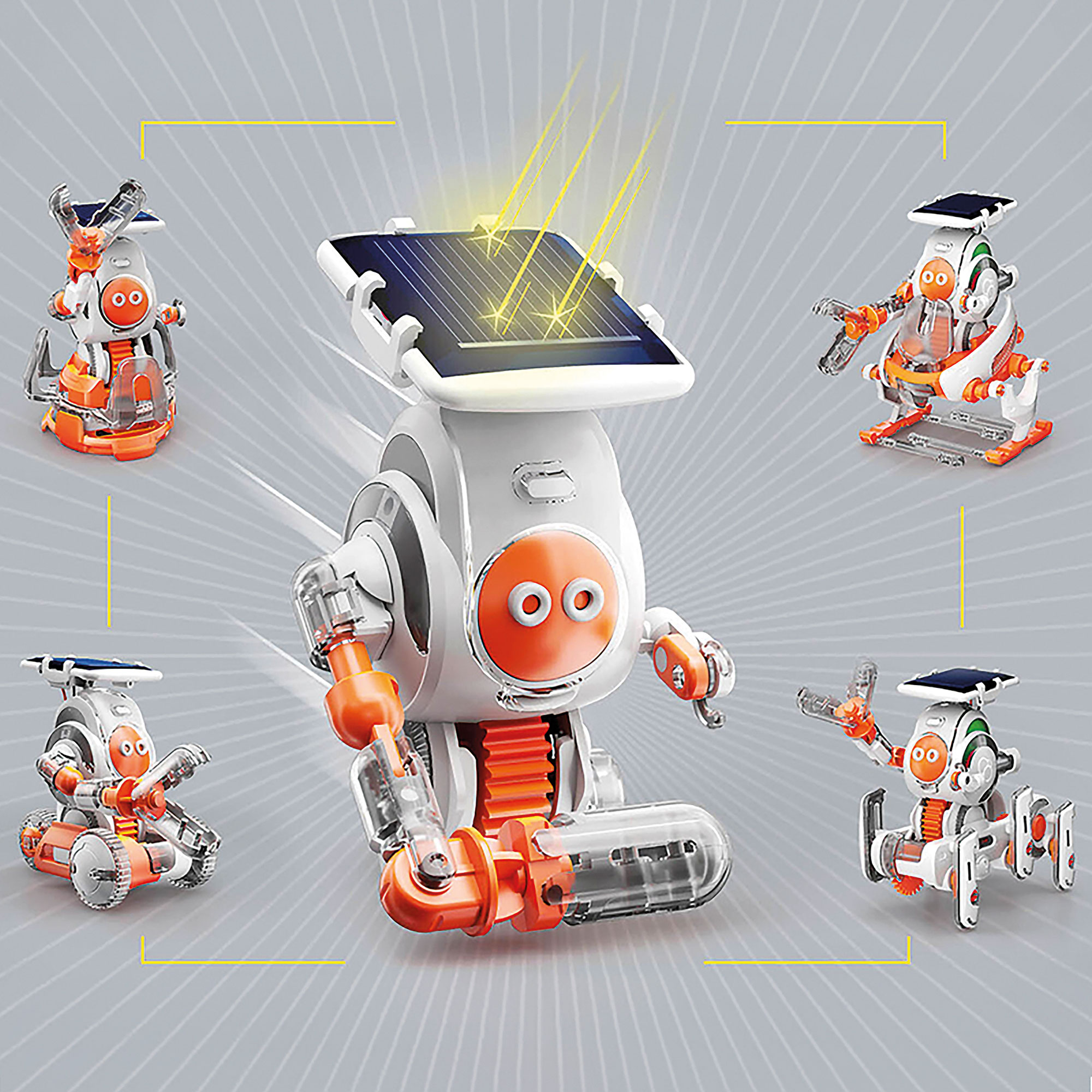 Experimentier-Kasten „Solar- Bots: Baue spannende Solar-Modelle"
