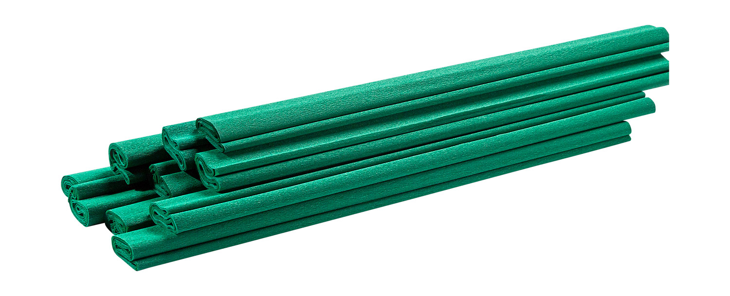 Krepppapier dunkelgrün