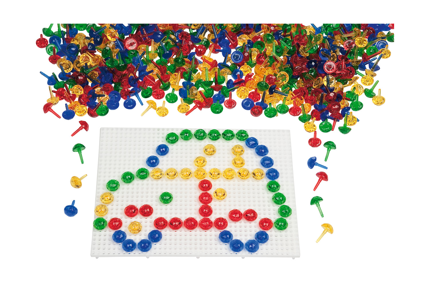 Mosaik Steckspiele Mosaik Stecker bunt