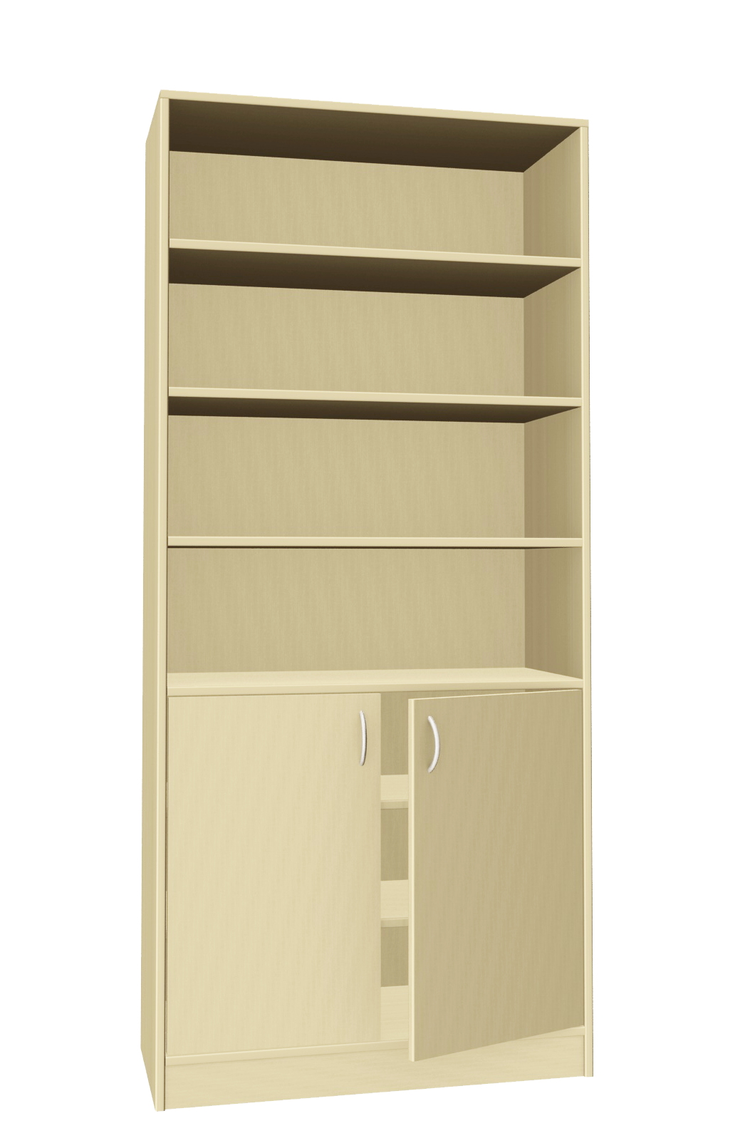 Hochschrank kombiniert, 90 cm breit