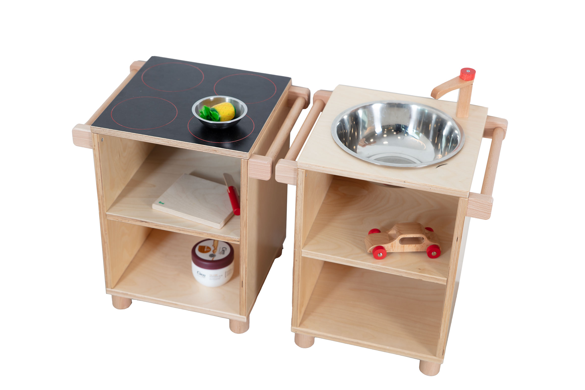 Krippenspielmöbel Spültisch natur