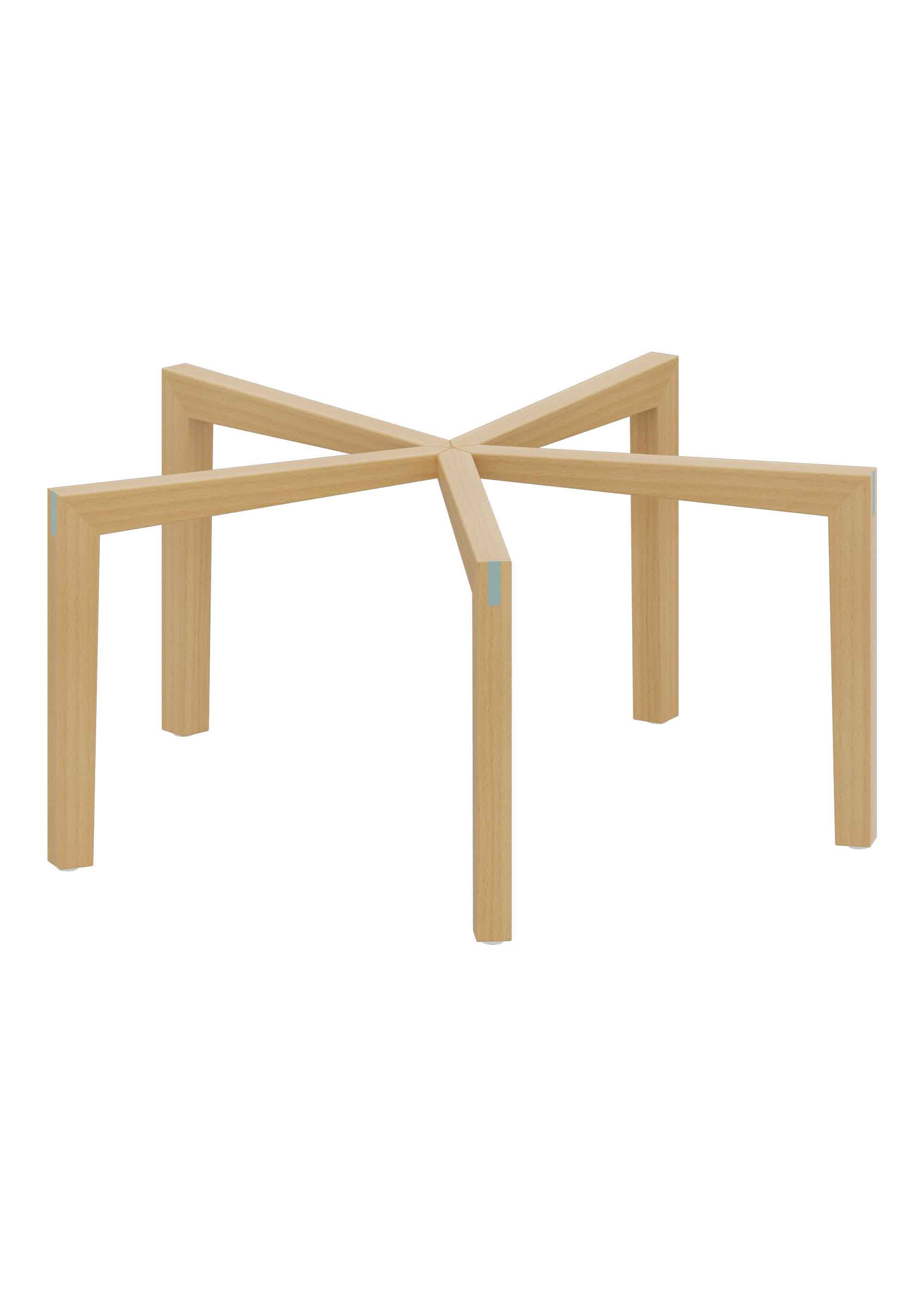 Doki-Tischbeine für Tischplatte ø 100 cm Krippe