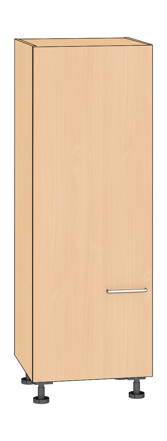 Hochschrank, Höhe 175 cm Türanschlag links, Buche Hochschrank, Höhe 175 cm Türanschlag links, Buche