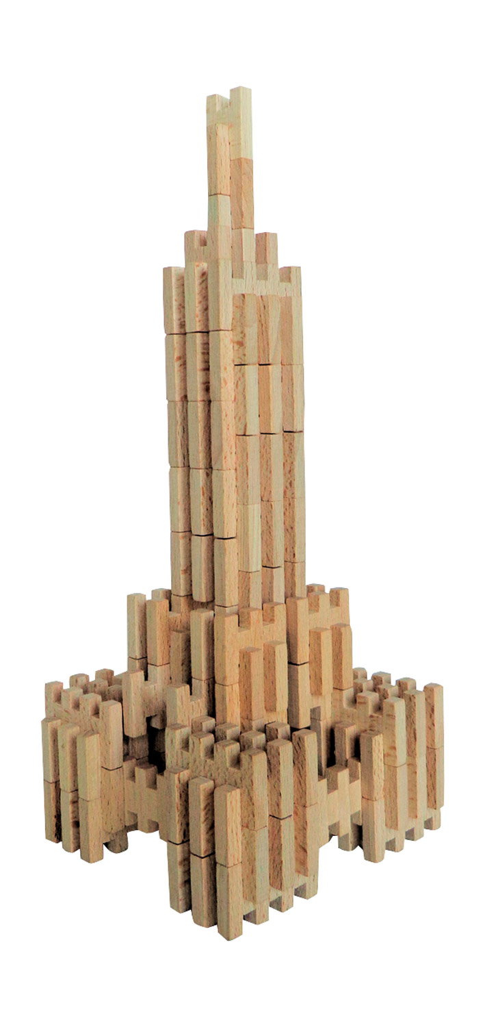 Dusyma Steckbausteine Holz 1000er Pack