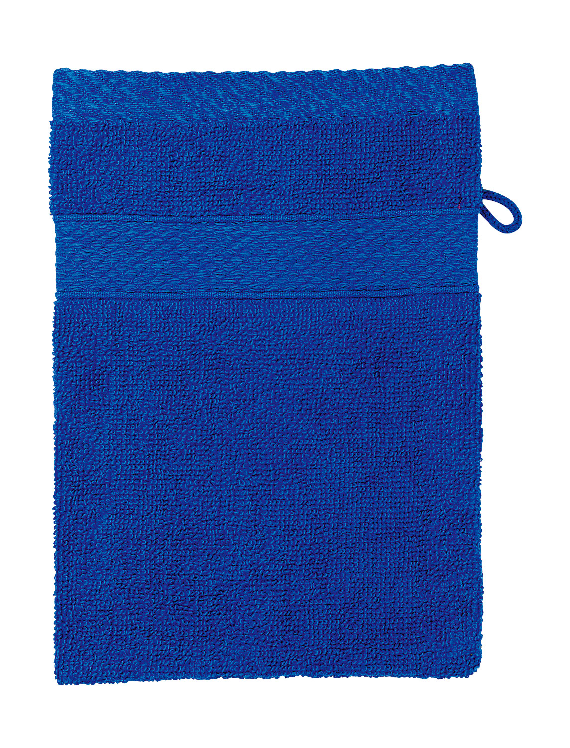 Waschhandschuh 15 x 21 cm blau