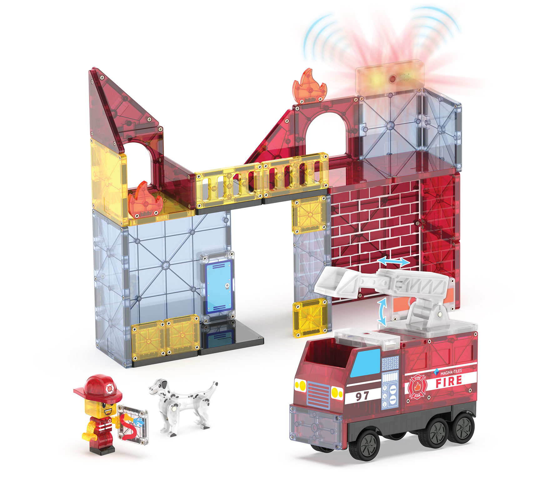 MAGNA-TILES® Feuerwehrstation MAGNA-TILES® Feuerwehrstation