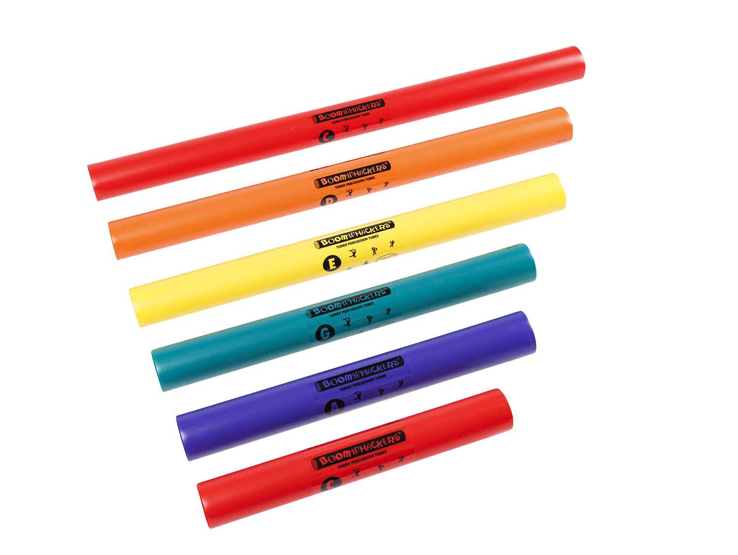 Boomwhackers® pentatonisch, 6 Stück