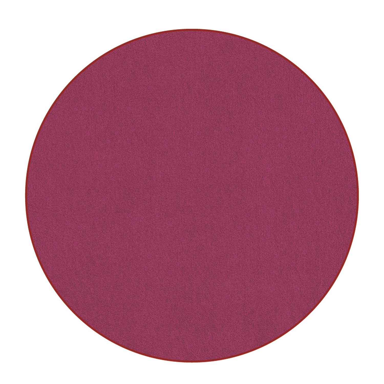 Velourteppich Premium rund Ø 200 cm, 1M01 magenta