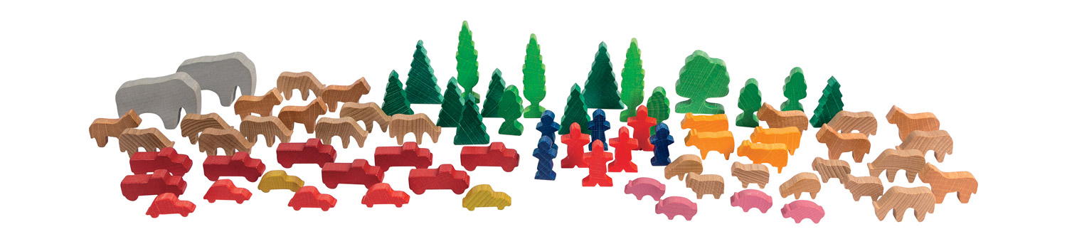 Tiere mit Figuren