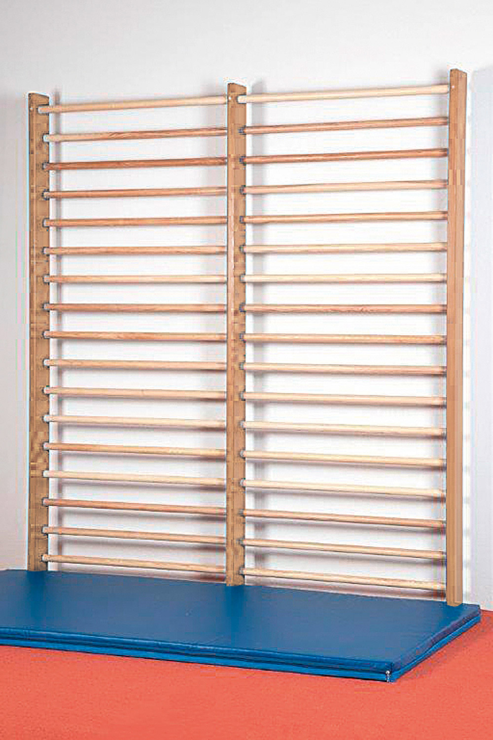 Sprossenwand runde Sprossen, Doppelfeld