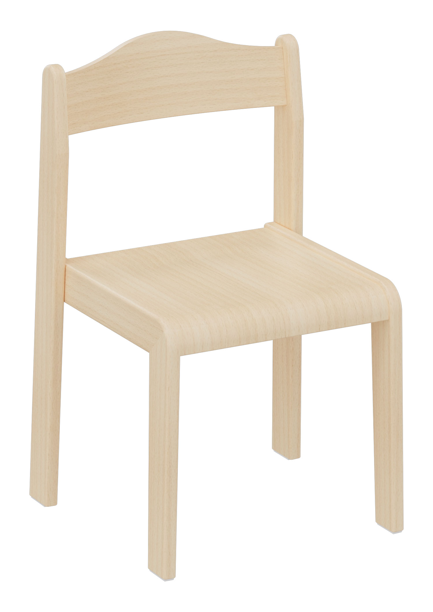 Sit Stuhl Sitzhöhe 38 cm, Ahorn Optik