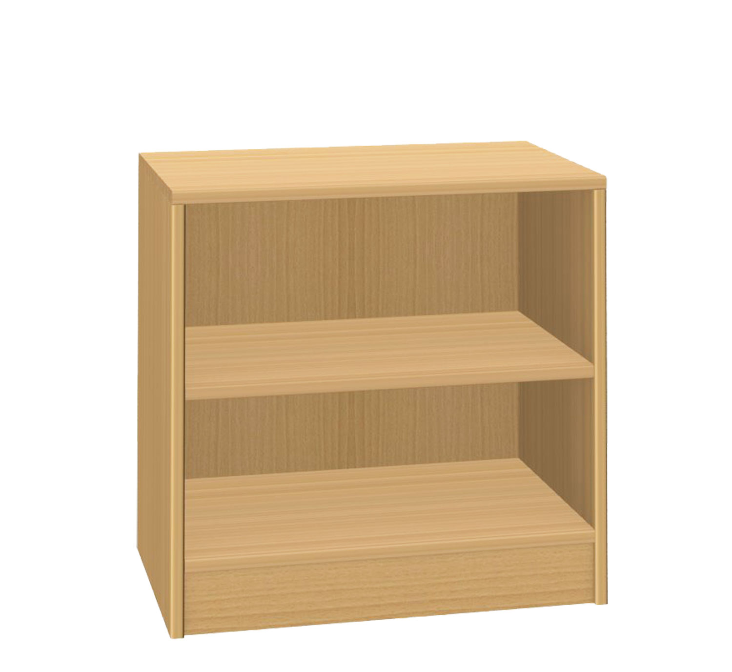 Materialschrank offen, 62 cm breit Buche Dekor