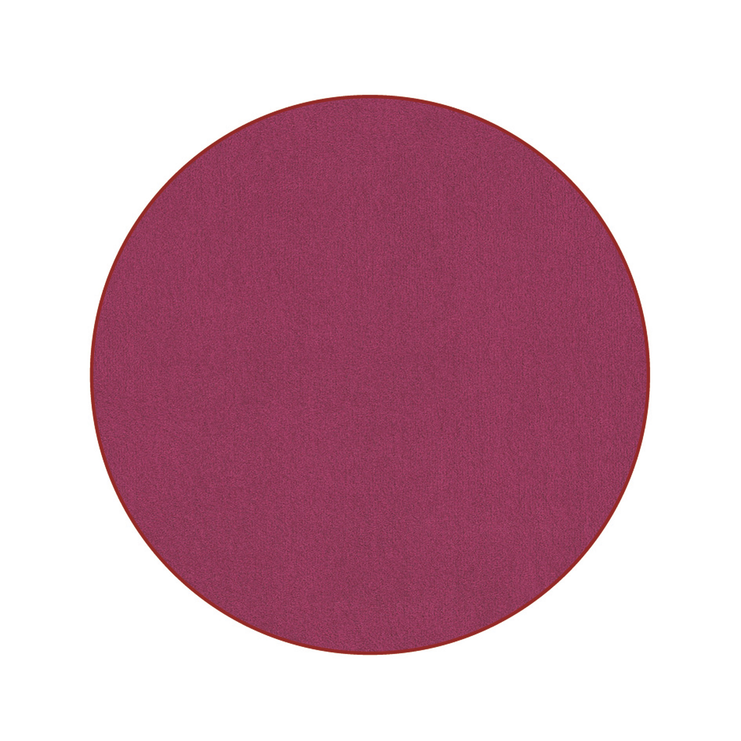 Velourteppich Premium rund Ø 150 cm, 1M01 magenta