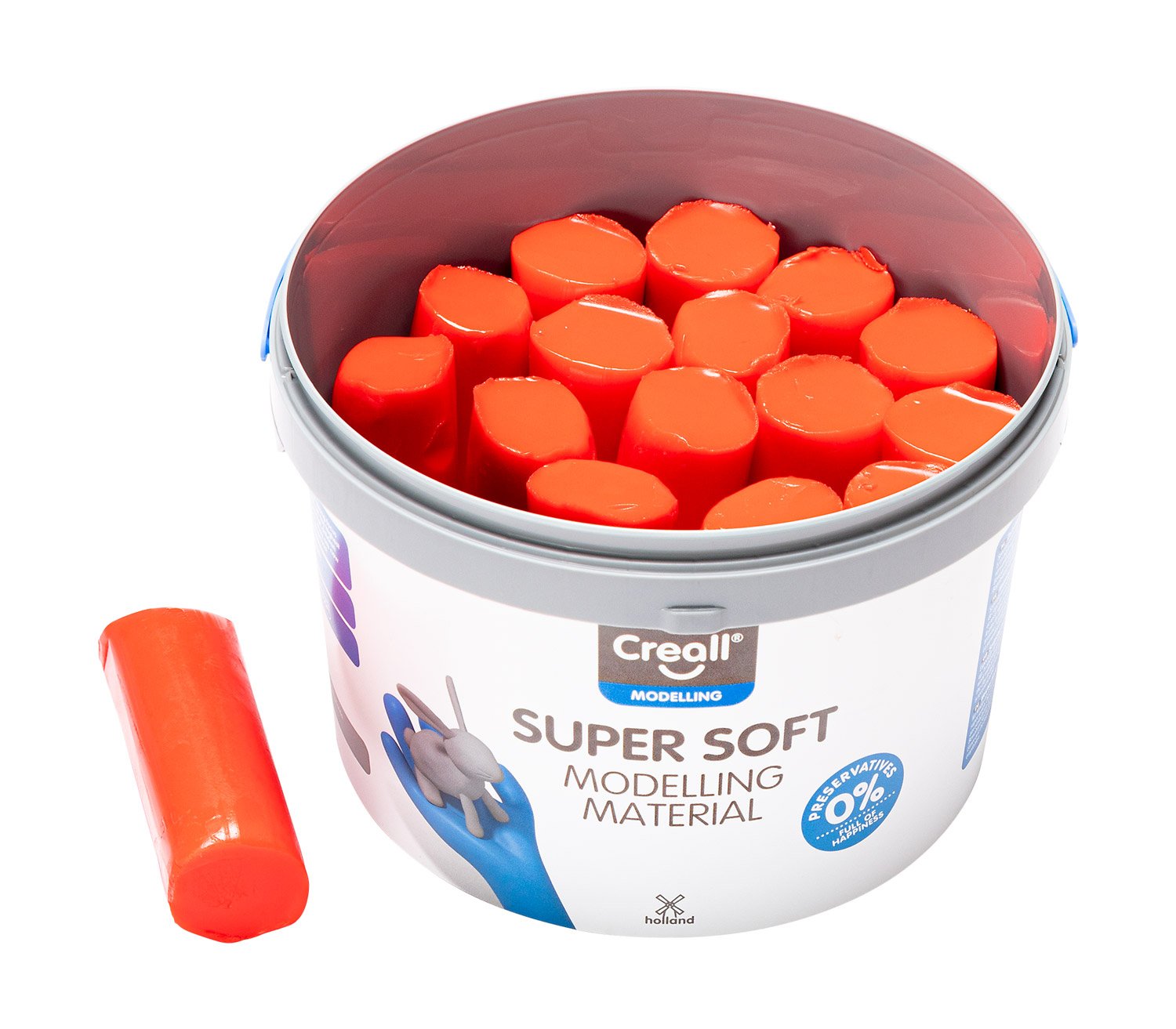Supersoft-Knete rot