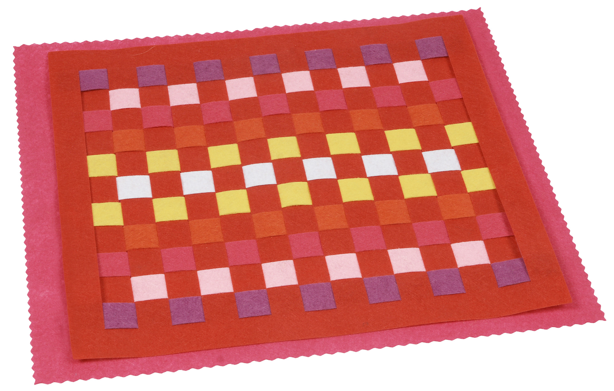 Filz-Platzdeckchen zum Flechten Filz-Platzdeckchen zum Flechten