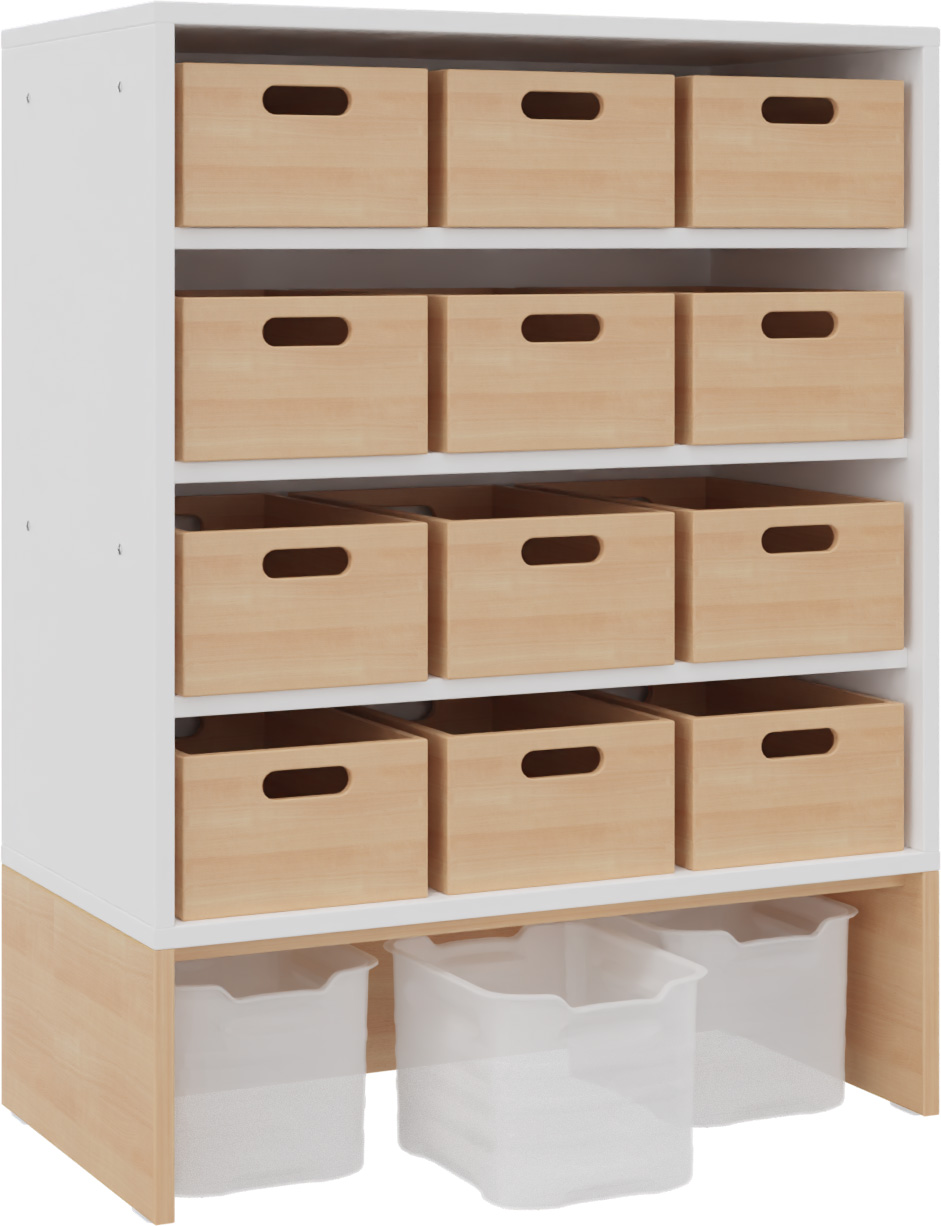 Kunstoffkasten CloudCubby transluzent