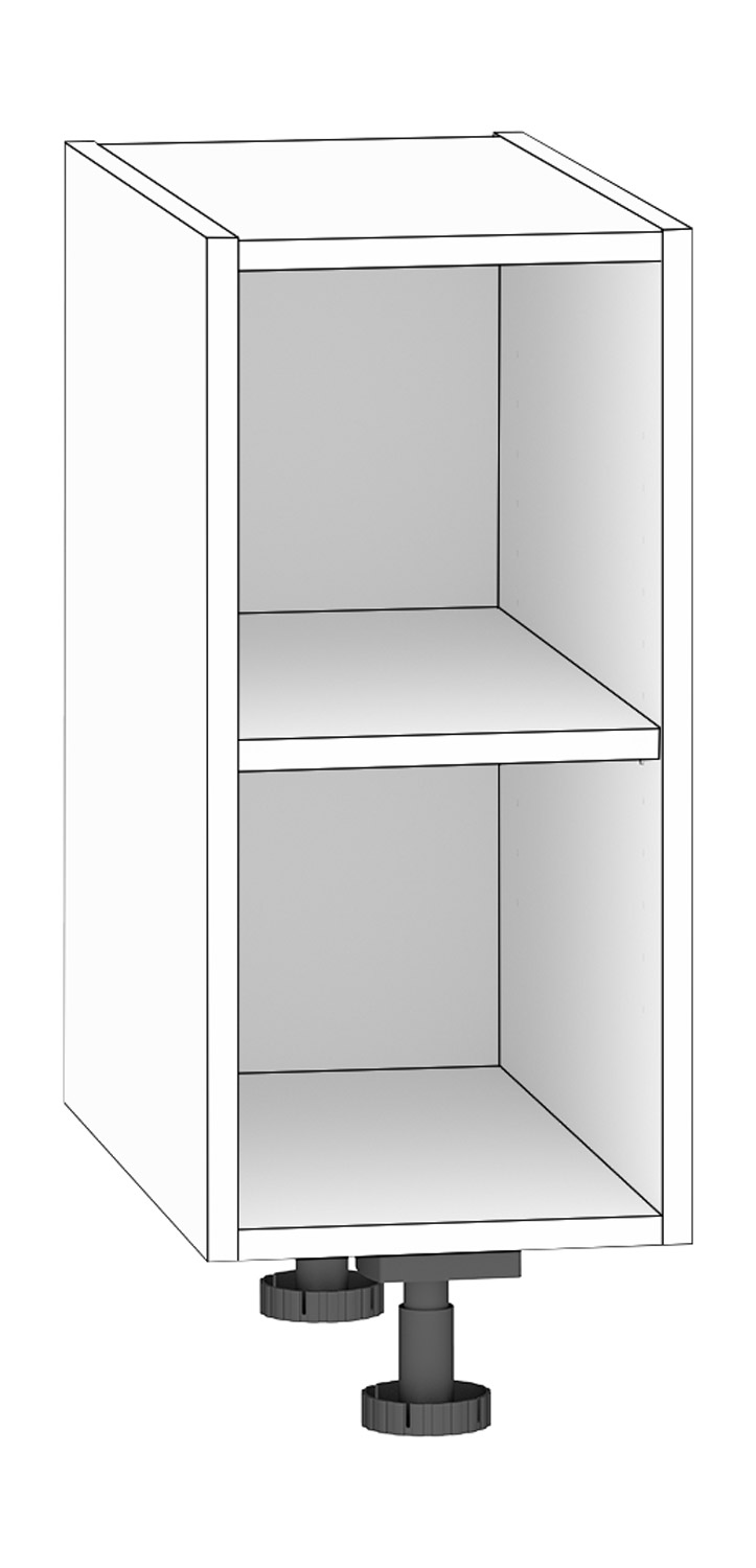 Regal 6, Breite 30 cm, weiß
