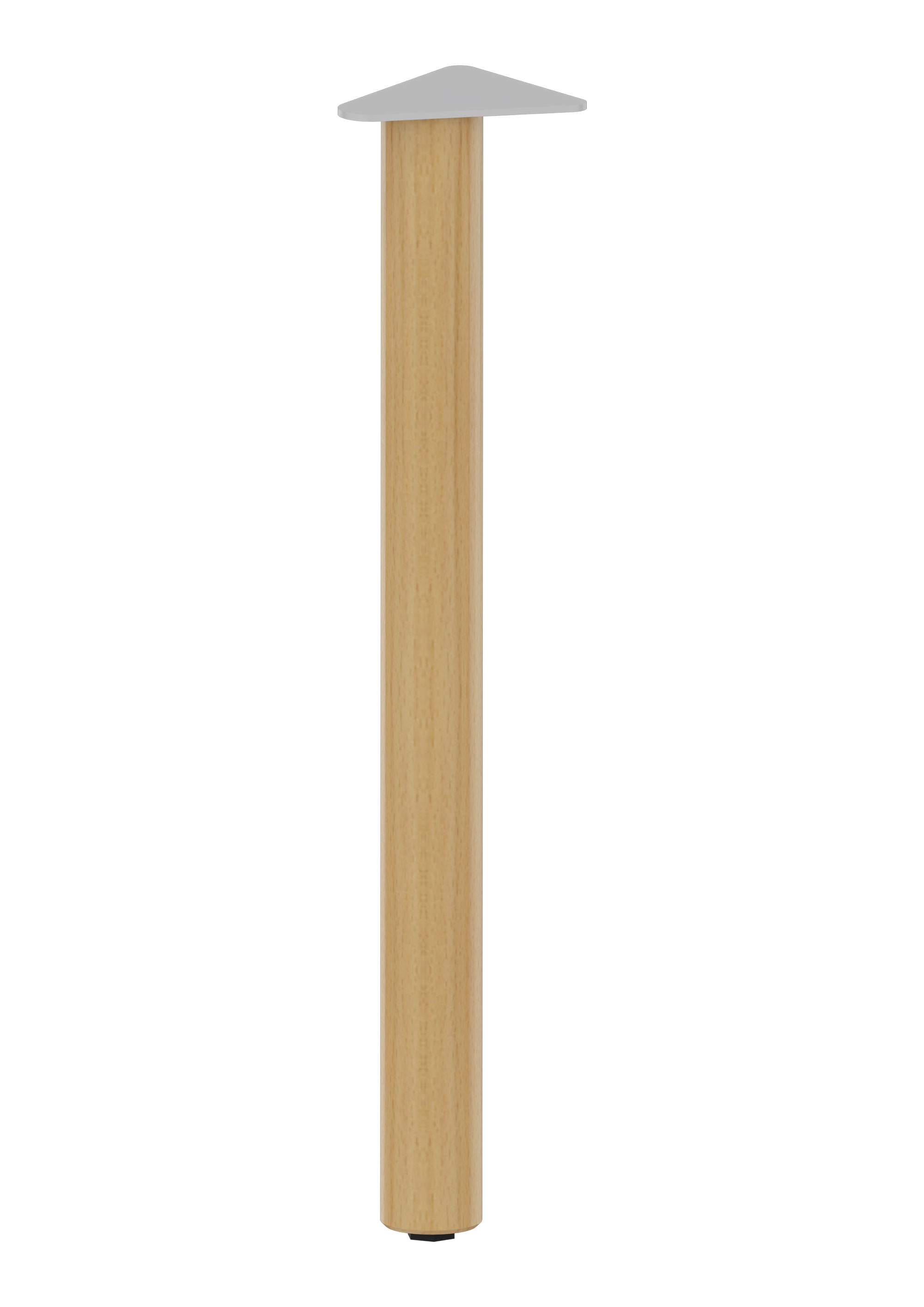 Holz Tischbein ohne Rollen