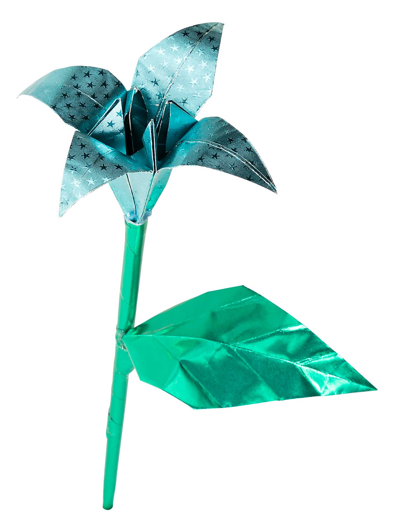 Faltblätter Alu Sternchenfolie 20 x 20 cm