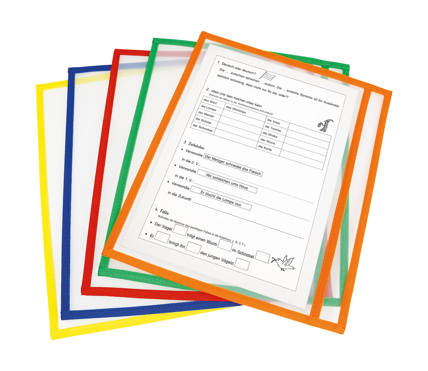 Lern- und Sammeltaschen A4