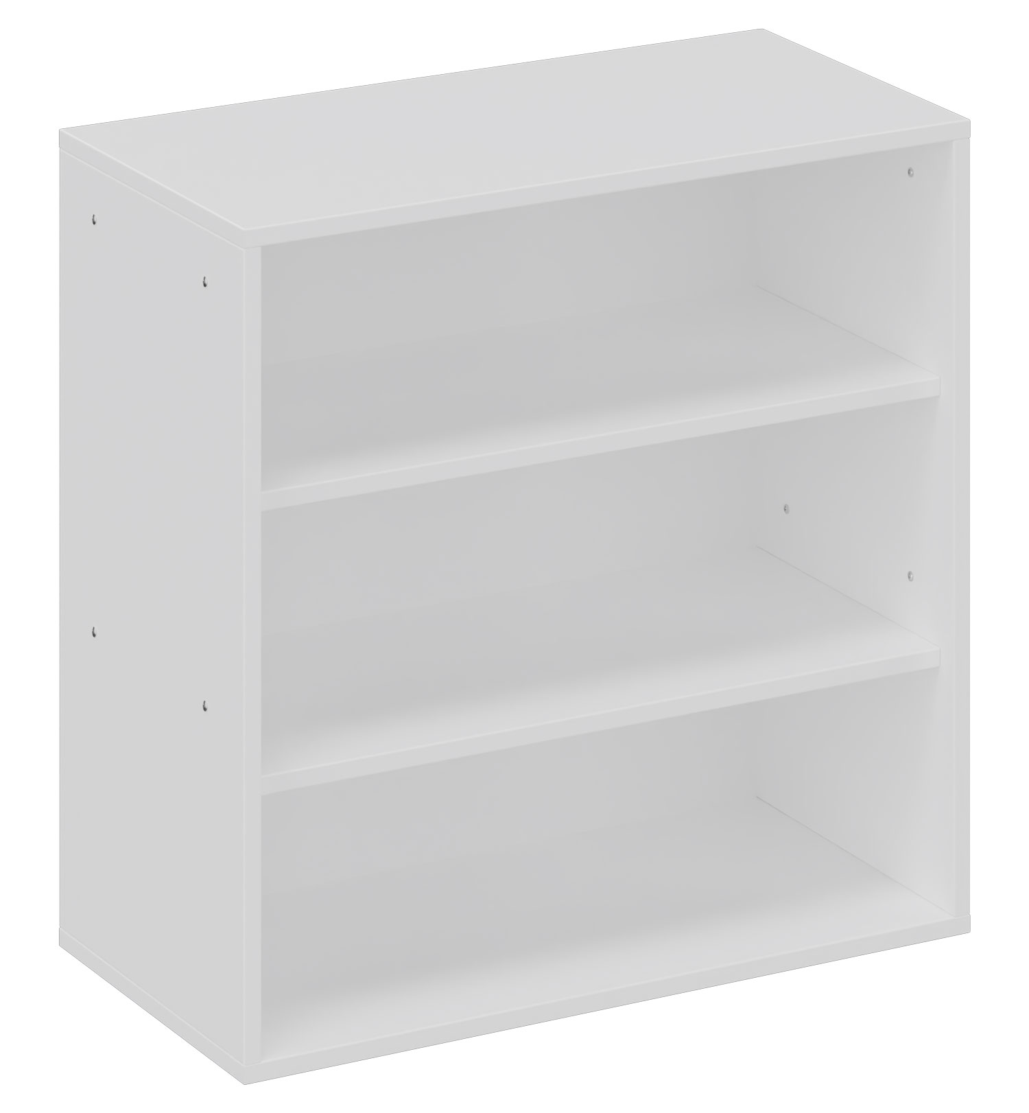 Regal groß, mit weißer Rückwand und 2 Fachböden, Breite 80 cm