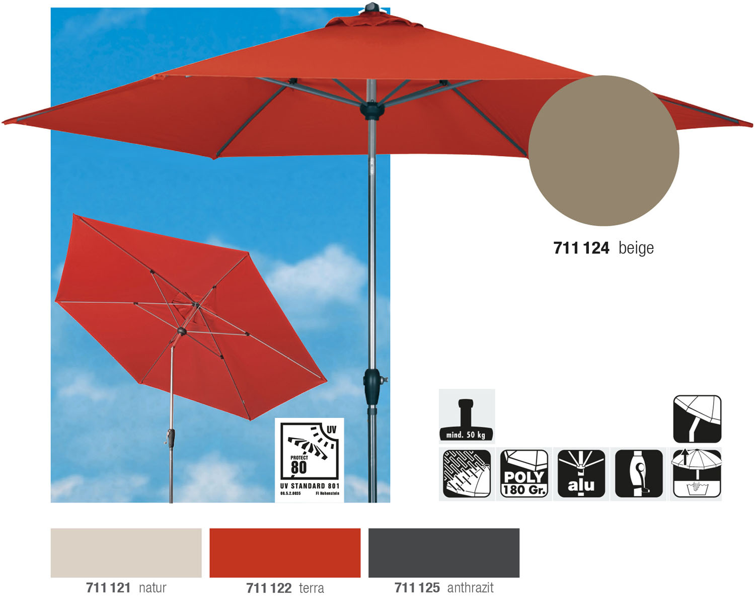 Sonnenschirm Expert Ø 280 cm, beige